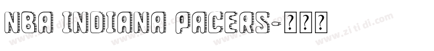 NBA Indiana Pacers字体转换